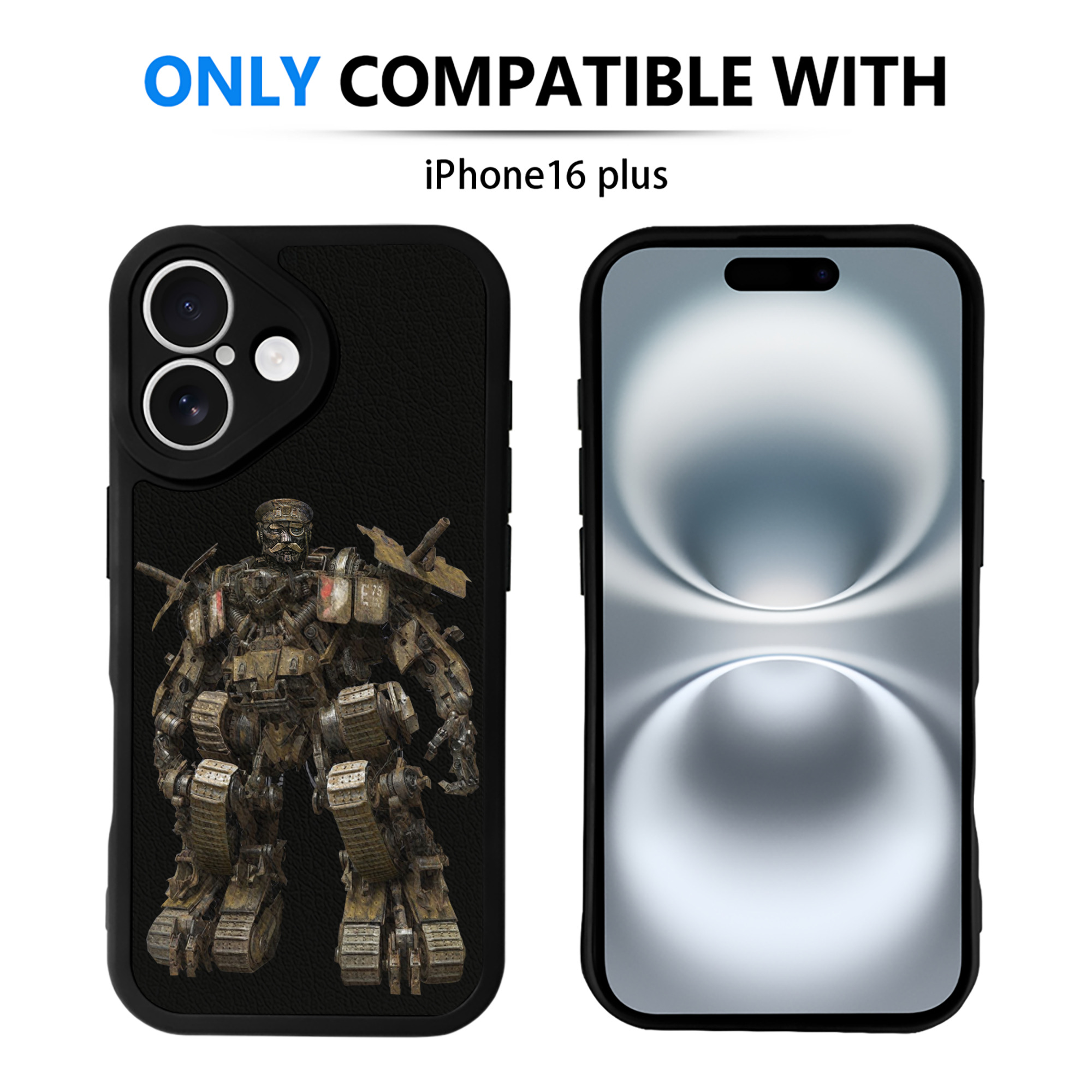 （画像用）  【iPhone 16シリーズ対応】シリコンスマホケース（レザー調） 材質：シリコン